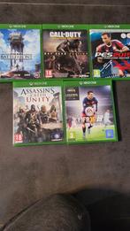 5 Xbox One games, Spelcomputers en Games, Games | Xbox One, 3 spelers of meer, Ophalen of Verzenden, Zo goed als nieuw, Sport