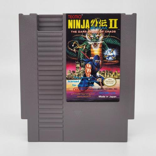 Ninja Gaiden II The Dark Sword of Chaos - Nintendo NES - USA, Spelcomputers en Games, Games | Nintendo NES, Gebruikt, Avontuur en Actie