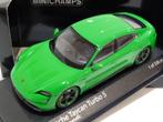 Minichamps Porsche Taycan Turbo S 2019 1:43 Groen 410068471, Hobby en Vrije tijd, Nieuw, Ophalen of Verzenden, MiniChamps, Auto