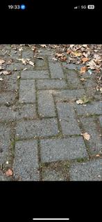 Gratis antraciet straatklinkers (60m2), Tuin en Terras, Ophalen, Gebruikt, Klinkers, 10 m² of meer