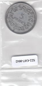 S22-G07-0042 France 5 franc VF 1947 KM886b B open 9, Verzenden, Frankrijk