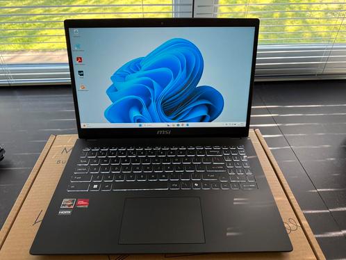 MSI Laptop met een AMD Ryzen 7 512 SSD 4 maanden oud! ZGAN!, Computers en Software, Windows Laptops, Zo goed als nieuw, 15 inch