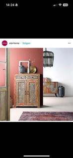 Eijerkamp massief acacia houten kast, Huis en Inrichting, Ophalen of Verzenden, Nieuw