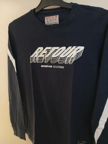 donker blauw langarm retour maat 13/14 beschikbaar voor biedingen