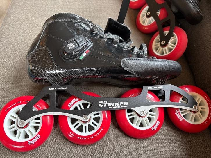 Luigino Strut maat 47 - 2x gebruikt, Sport en Fitness, Skeelers, Zo goed als nieuw, Inline skates 4 wielen, Overige merken, Heren