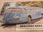 1952 Mercedes O 6600H bus touringcar folder izgst getekende, Boeken, Ophalen of Verzenden, Zo goed als nieuw, Mercedes