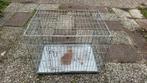 Metalen Draadkooi/bench, Dieren en Toebehoren, Hondenhokken, Ophalen, Gebruikt, Minder dan 65 cm, Hondenhok