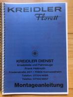 Kreidler Florett Montageanleitung Blauw, Ophalen of Verzenden, Zo goed als nieuw
