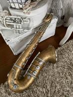 Oude gouden trompet - Brocante decoratie 75 cm, Ophalen of Verzenden