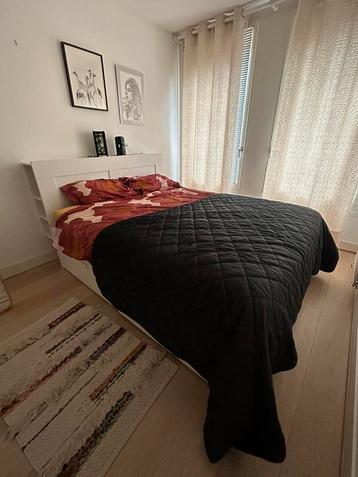 IKEA bed with storage and headboard - model Brimnes
