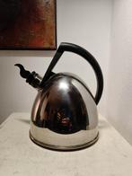 2864 Vintage design  80s Postmoderne Fluitketel - Design RVS, Huis en Inrichting, Ophalen of Verzenden, Gebruikt