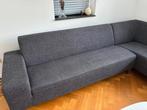 Gelderland bank 6511 3 zits/chaise lounge + poof, antraciet, Ophalen, 250 tot 300 cm, Hoekbank, 75 tot 100 cm