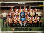 Feyenoord Poster 1984-1985 Gesigneerd, Verzamelen, Ophalen of Verzenden, Gebruikt, Feyenoord, Poster, Plaatje of Sticker