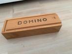 Domino spel Houten doosje 1 euro, Hobby en Vrije tijd, Vijf spelers of meer, Ophalen of Verzenden, Zo goed als nieuw