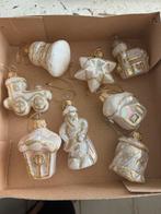Kerstballen parelmoer figuurtjes, Ophalen of Verzenden, Zo goed als nieuw