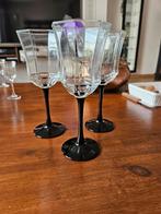 Luminarc Arcoroc Octime wijnglas zwart, Huis en Inrichting, Keuken | Servies, Glas, Glas of Glazen, Ophalen of Verzenden, Zo goed als nieuw