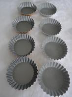 Taartvormpjes tartelettes 8 stuks nieuw metalen taart vorm, Ophalen of Verzenden, Nieuw