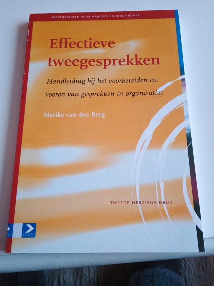 Marike van den Berg - Effectieve tweegesprekken, Boeken, Wetenschap, Zo goed als nieuw, Sociale wetenschap, Ophalen of Verzenden