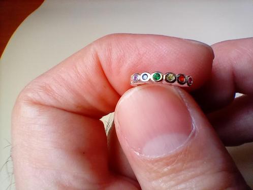 Nieuwe unisex oorringen van 925 zilver met zirkonia, Sieraden, Tassen en Uiterlijk, Oorbellen, Nieuw, Zilver, Zilver, Met edelsteen