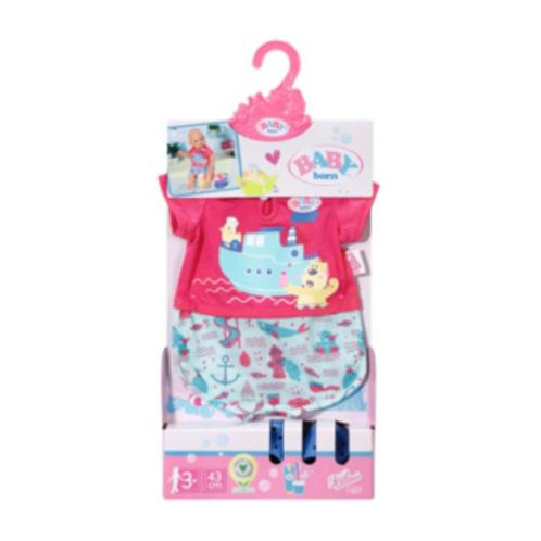 Baby Born: Bad Pyama met schoenen 43 cm, Kinderen en Baby's, Speelgoed | Poppen, Nieuw, Babypop, Ophalen of Verzenden