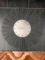 Klok Nextime - industrieel - zilver / metaal, Ophalen, Zo goed als nieuw, Analoog, Wandklok