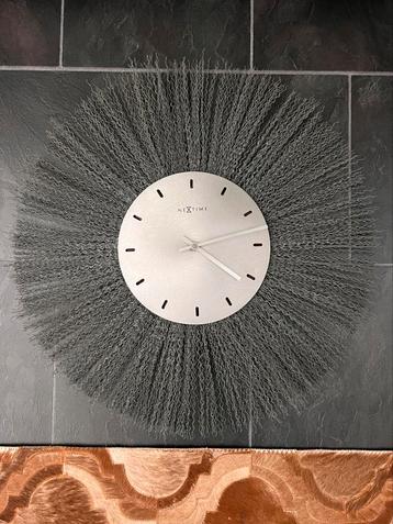 Klok Nextime - industrieel - zilver / metaal beschikbaar voor biedingen