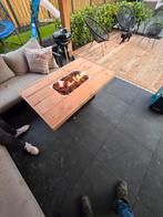 Douglas buitentafel met vuurschaal., Ophalen of Verzenden, Hout