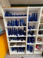 Groot gemengd blauw glaswerk, Ophalen
