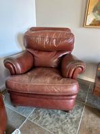 Gratis Leren fauteuil - ophalen in Oss!, Huis en Inrichting, Ophalen, Gebruikt, Minder dan 75 cm, Leer