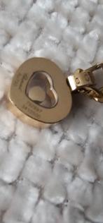 18 karaat gouden ketting met Chopard spring diamant hangertj, Ophalen, Nieuw, Goud, Goud