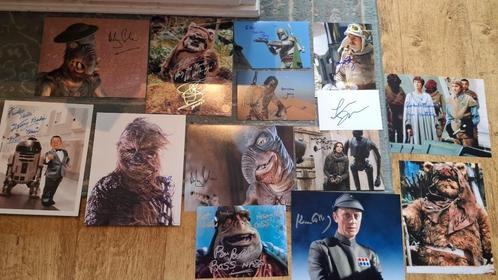 star wars originele handtekeningen   COA, Verzamelen, Star Wars, Actiefiguurtje, Ophalen of Verzenden