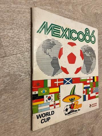 Leeg panini album Mexico 86 beschikbaar voor biedingen