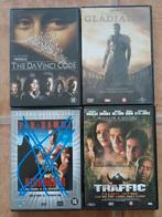 DVD Films Gladiator Sex in the city Traffic Da Vinci code, Vanaf 6 jaar, Ophalen of Verzenden, Gebruikt, Overige genres