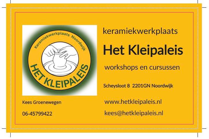 Cursus keramiek: draaien en of handvormen Noordwijk ZH, Hobby en Vrije tijd, Pottenbakken, Nieuw, Ophalen of Verzenden