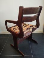 2 bijzondere vintage jaren 60-70 stoelen, Ophalen, Hout, Gebruikt, Twee