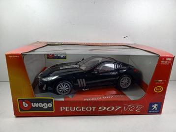 bburago 1/18 peugeot 907  v12 beschikbaar voor biedingen