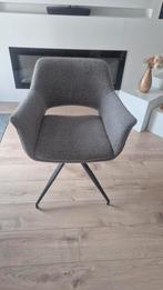 Eetkamerstoelen, Huis en Inrichting, Stoelen, Ophalen of Verzenden, Zo goed als nieuw, Grijs, Vier
