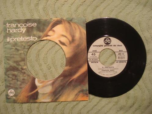 Françoise Hardy 7" Vinyl Single: ‘Il pretesto’ (Italië)promo, Cd's en Dvd's, Vinyl Singles, Single, Pop, 7 inch, Ophalen of Verzenden
