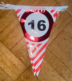 Sweet sixteen 16 jaar slinger 3 meter versiering, Ophalen, Zo goed als nieuw
