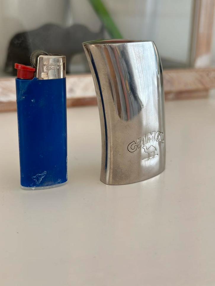 Vintage Camel Aansteker Houder voor Bic, Verzamelen, Merken en Reclamevoorwerpen, Gebruikt, Gebruiksvoorwerp, Verzenden