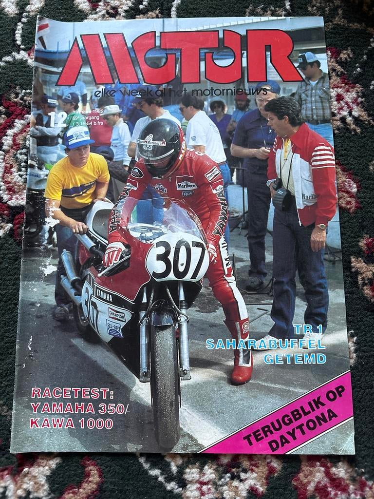 Motor Magazine - 1982 - Yamaha 350/Kawa 1000 Racetest, Ophalen of Verzenden, Gelezen, Algemeen