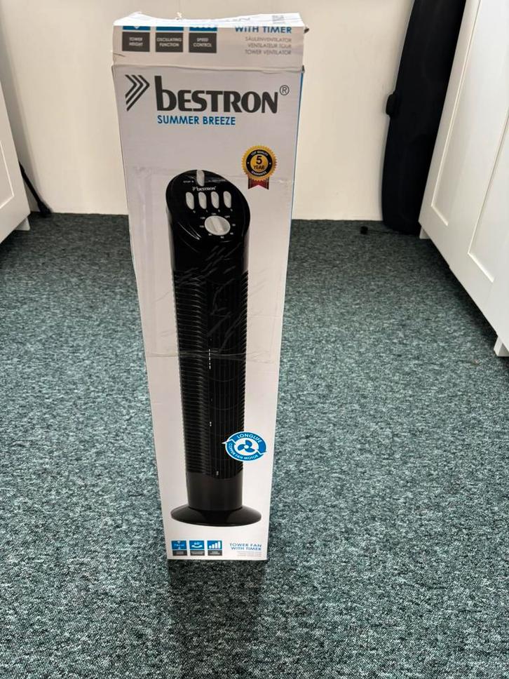 Bestron AFT760Z, Witgoed en Apparatuur, Ventilatoren, Zo goed als nieuw, Torenventilator, Ophalen