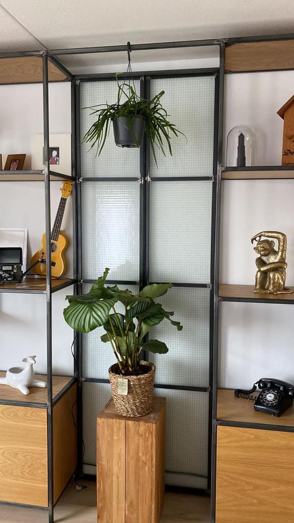 Metalen kast, Huis en Inrichting, Kasten | Stellingkasten, Gebruikt, Ophalen