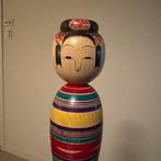 Vintage Japanse Kokeshi pop – Tsuchiyu-stijl – 31 cm, Antiek en Kunst, Ophalen of Verzenden
