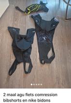 Fiets wielrennerbroeken biker  compression bib sjorts agu, Ophalen of Verzenden, Zwart, Hardlopen of Fietsen