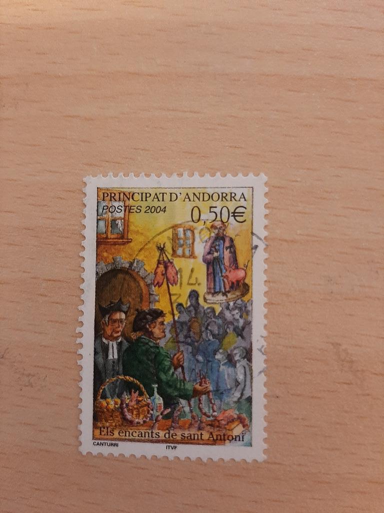 2004 Andorra, Verzenden, Overige landen