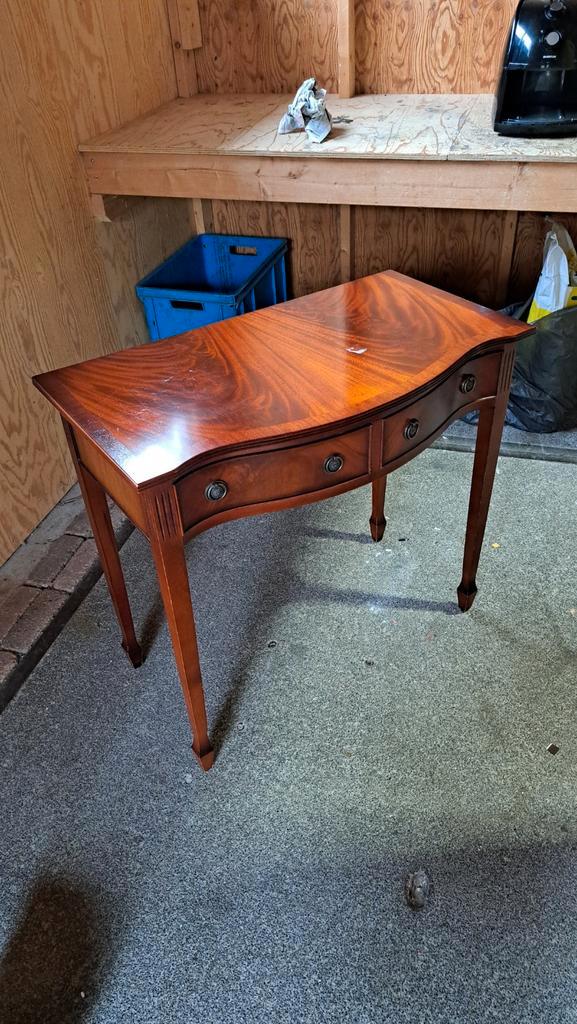 Antieke houten tafel met lades, Antiek en Kunst, Antiek | Meubels | Tafels, Ophalen