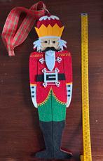 Vilten Notenkraker Kerst decoratie 45 cm, Ophalen of Verzenden, Nieuw