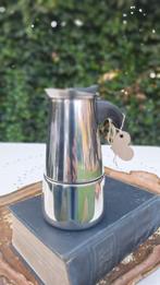 Espresso maker, Italiaanse koffie percolator, RVS, 2 stuks, Huis en Inrichting, Gebruikt, Vintage, Ophalen of Verzenden, Nvt