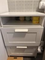 Witte commode met lades, Huis en Inrichting, Kasten | Kledingkasten, Ophalen, Minder dan 50 cm, Gebruikt, Minder dan 25 cm